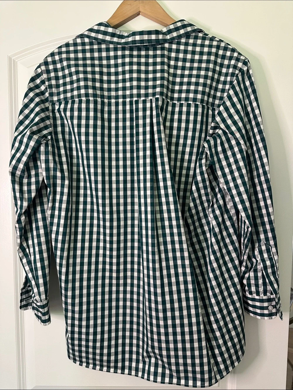 Frank & Eileen Green and White Gingham Button-Down Shirt - Picture 4 of 4